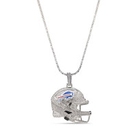 Кулон Buffalo Bills GLD 14K White Gold Logo & 20 Tennis Chain