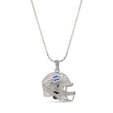 Кулон Buffalo Bills GLD 14K White Gold Logo & 20 Tennis Chain Кулон Buffalo Bills GLD 14K White Gold Logo & 20 Tennis Chain