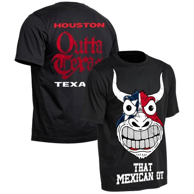Футболка Unisex Black That Mexican OT x Houston Texans Bull