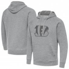 Cincinnati Bengals Antigua Heather Gray Victory Hoodie
