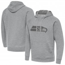 Seattle Seahawks Antigua Heather Gray Victory Hoodie