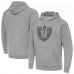 Las Vegas Raiders Antigua Heather Gray Victory Hoodie