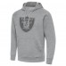 Las Vegas Raiders Antigua Heather Gray Victory Hoodie