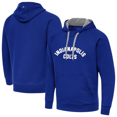 Indianapolis Colts Antigua Royal Victory Hoodie
