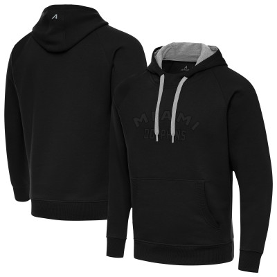 Miami Dolphins Antigua Black Victory Hoodie