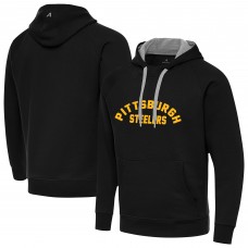 Pittsburgh Steelers Antigua Black Victory Hoodie