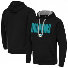 Miami Dolphins Antigua Black Victory Hoodie