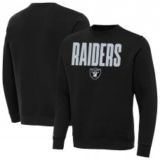 Las Vegas Raiders Antigua Black Victory Sweatshirt