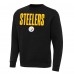Pittsburgh Steelers Antigua Black Victory Sweatshirt