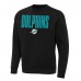 Miami Dolphins Antigua Black Victory Sweatshirt