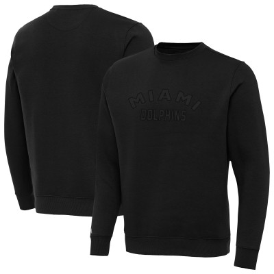 Miami Dolphins Antigua Black Victory Sweatshirt