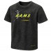 Los Angeles Rams EQUIHUA Retro T-Shirt - Black