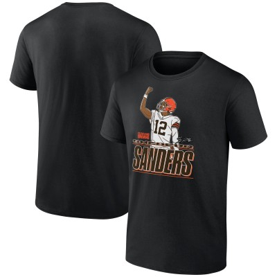 Футболка Cleveland Browns Shedeur Sanders Black Believe