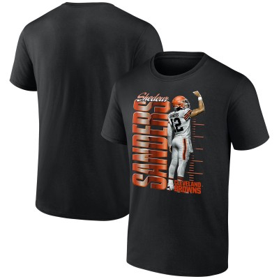 Футболка Cleveland Browns Shedeur Sanders Black Celebration