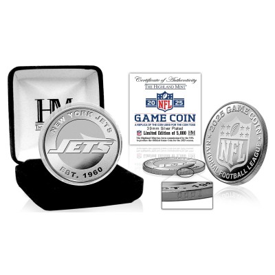 New York Jets Highland Mint 2025 Coin Toss Silver Coin
