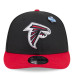 Бейсболка Atlanta Falcons New Era Black/Red 2026 NFL Draft On Stage Pre-Curved 9FIFTY