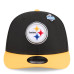 Бейсболка Pittsburgh Steelers New Era Black/Gold 2026 NFL Draft On Stage Pre-Curved 9FIFTY