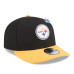 Бейсболка Pittsburgh Steelers New Era Black/Gold 2026 NFL Draft On Stage Pre-Curved 9FIFTY