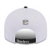 Бейсболка Pittsburgh Steelers New Era White/Black 2026 NFL Draft Pre-Curved 9FIFTY