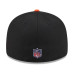 Бейсболка Cincinnati Bengals New Era Black/Orange 2026 NFL Draft Pre-Curved 59FIFTY