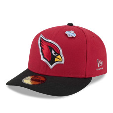 Бейсболка Arizona Cardinals New Era Cardinal/Black 2026 NFL Draft Pre-Curved 59FIFTY
