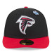 Бейсболка Atlanta Falcons New Era Black/Red 2026 NFL Draft Pre-Curved 59FIFTY