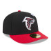 Бейсболка Atlanta Falcons New Era Black/Red 2026 NFL Draft Pre-Curved 59FIFTY