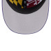 Бейсболка Baltimore Ravens New Era Black/Purple 2026 NFL Draft Pre-Curved 59FIFTY