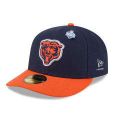 Бейсболка Chicago Bears New Era Navy/Orange 2026 NFL Draft Pre-Curved 59FIFTY