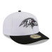 Бейсболка Baltimore Ravens New Era White/Black 2026 NFL Draft Pre-Curved 59FIFTY
