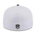 Бейсболка Baltimore Ravens New Era White/Black 2026 NFL Draft Pre-Curved 59FIFTY