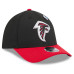 Бейсболка Atlanta Falcons New Era Black/Red 2026 NFL Draft 39THIRTY M-Crown