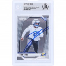 Jared Verse Los Angeles Rams Autographed 2024 Panini Prizm #341 Beckett Fanatics Witnessed Authenticated Rookie Card Jared Verse Los Angeles Rams Autographed 2024 Panini Prizm #341 Beckett Fanatics Witnessed Authenticated Rookie Card