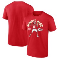 Kansas City Chiefs Patrick Mahomes Red Player Illustrative Pack T-Shirt