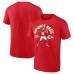 Kansas City Chiefs Patrick Mahomes Red Player Illustrative Pack T-Shirt