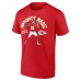 Kansas City Chiefs Patrick Mahomes Red Player Illustrative Pack T-Shirt