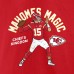 Kansas City Chiefs Patrick Mahomes Red Player Illustrative Pack T-Shirt