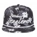 Бейсболка Pittsburgh Steelers New Era Black Palm Print A-Frame 9FIFTY Snapback