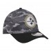 Бейсболка Pittsburgh Steelers New Era Black Camo A-Frame 39THIRTY