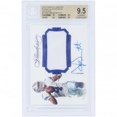 Dak Prescott Dallas Cowboys Autographed 2016 Panini Flawless RPA Sapphire #RCDP #9/10 BGS Authenticated 9.5/10 Rookie Card - 10,9.5,9.5,9.5 Subgrades