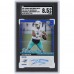 Tua Tagovailoa Miami Dolphins Autographed 2021 Panini Contenders Optic Blue Prizm Perennial Contenders #PCA-TTA #27/30 SGC Authenticated 8.5 Card