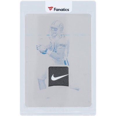Terrell Owens San Francisco 49ers 2024 Panini National Treasures Printing Plate Laundry Tag Relic #CM-TOS #1/1 Card