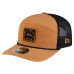 Бейсболка Baltimore Ravens New Era Brown/Black Team Patch Split Panel 9SEVENTY Adjustable