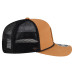 Бейсболка Baltimore Ravens New Era Brown/Black Team Patch Split Panel 9SEVENTY Adjustable