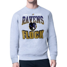 Свитшот Baltimore Ravens Starter Gray Comic Style