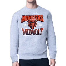 Свитшот Chicago Bears Starter Gray Comic Style Свитшот Chicago Bears Starter Gray Comic Style