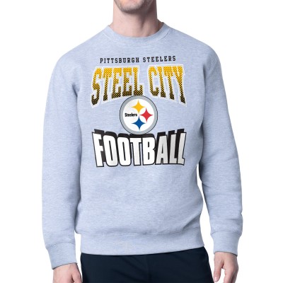Кофта Pittsburgh Steelers Starter Gray Comic Style