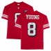 Steve Young San Francisco 49ers Autographed Fanatics Authentic Scarlet Mitchell & Ness Authentic Jersey with HOF 2005 Inscription