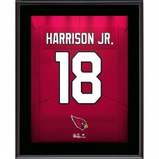 Marvin Harrison Jr. Arizona Cardinals Autographed Fanatics Authentic 10.5 x 13 Jersey Number Sublimated Player Plaque