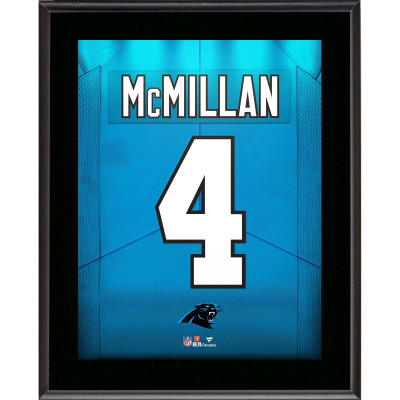 Плакетка Tetairoa McMillan Carolina Panthers Fanatics Authentic 10.5 x 13 Jersey Number Sublimated